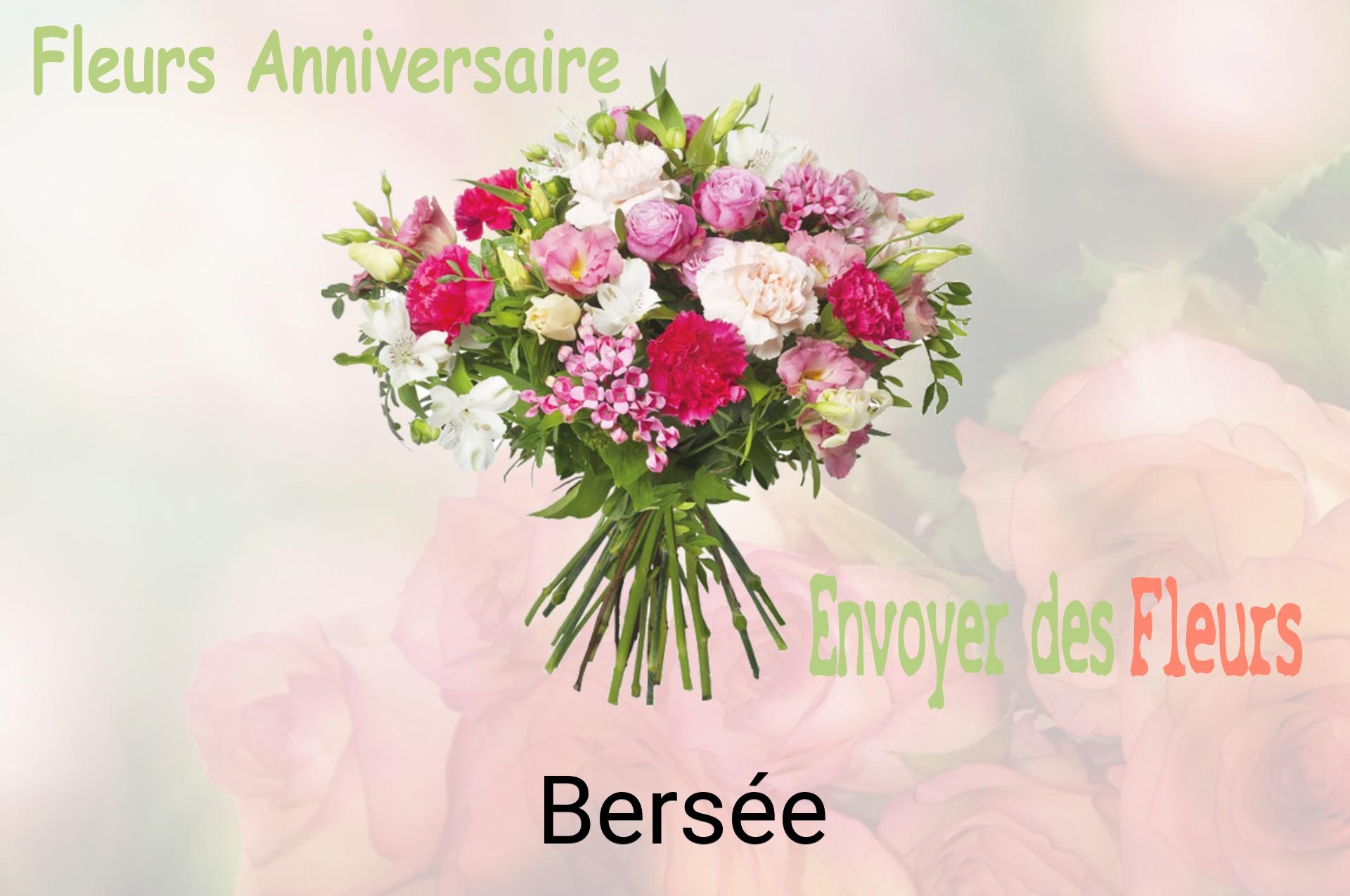 Bouquet de fleurs d’anniversaire livré à Bersée